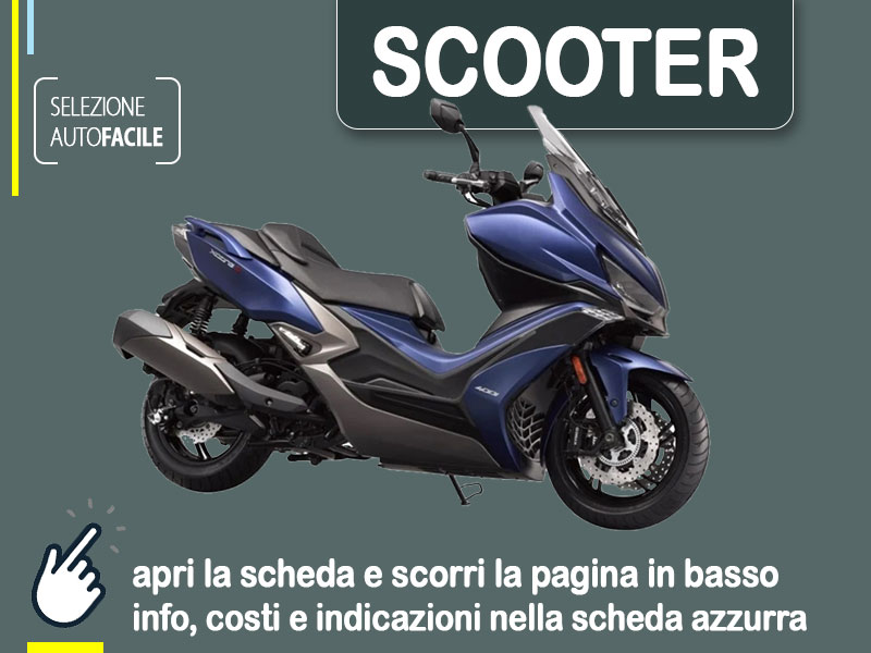 Offerta Scooter Noleggio scooter KYMCO Xciting 400i a lungo termine: miglior offerta selezionata Benzina  foto 0