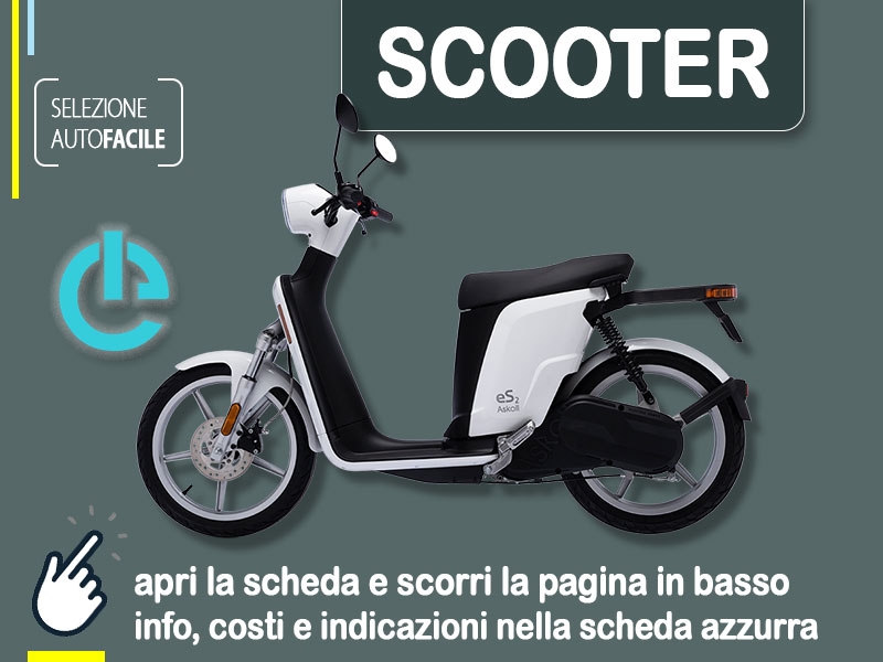 Offerta Scooter Noleggio scooter ASKOLL eS2 50: come prenotare un noleggio mensile - plurimensile Elettrica  foto 0