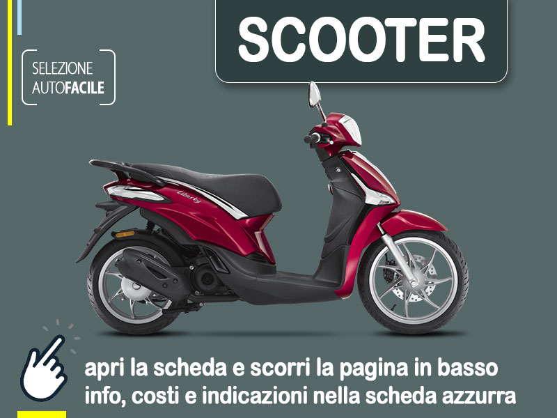 Offerta Scooter Noleggio scooter PIAGGIO Liberty 50: come prenotare un noleggio mensile - plurimensile Benzina  foto 0