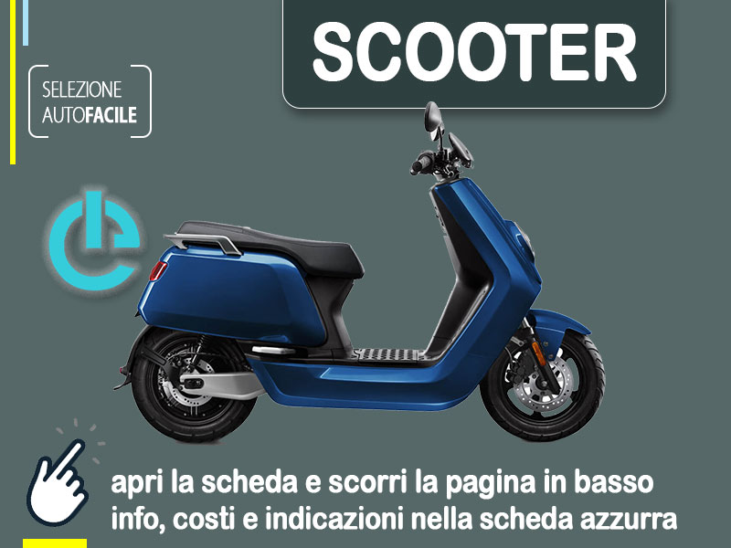 Offerta Scooter Noleggio scooter NIU NQi Sport: come prenotare un noleggio mensile - plurimensile Elettrica  foto 0