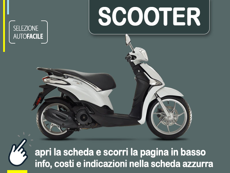 Offerta Scooter Noleggio scooter PIAGGIO Liberty 125: come prenotare un noleggio mensile - plurimensile Benzina  foto 0