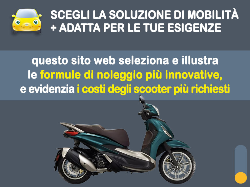 Offerta Scooter Noleggio scooter no scoring: PIAGGIO BEVERLY 300 - l'offerta 