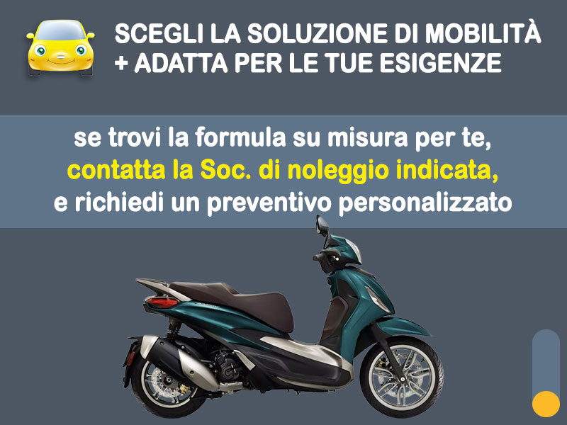 Offerta Scooter Noleggio scooter no scoring: PIAGGIO BEVERLY 300 - l'offerta 