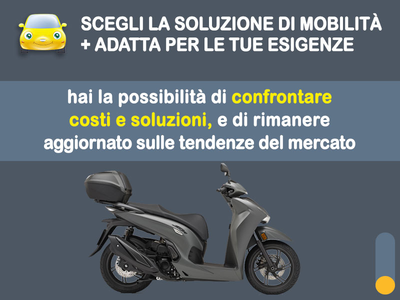 Offerta Scooter Noleggio scooter no scoring: HONDA SH350i - l'offerta 