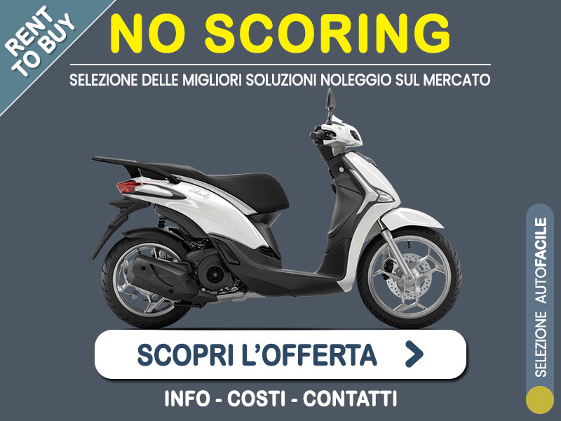 Offerta Scooter Noleggio scooter no scoring: PIAGGIO LIBERTY 125 - l'offerta 