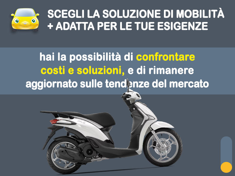 Offerta Scooter Noleggio scooter no scoring: PIAGGIO LIBERTY 125 - l'offerta 