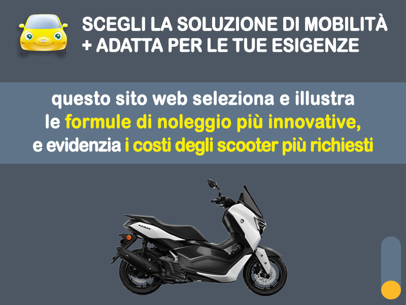 Offerta Scooter YAMAHA NMAX 125: noleggio no scoring - l'offerta RENT TO BUY del broker MT Motors, con possibilità di acquisto a tariffa agevolata Benzina  foto 1
