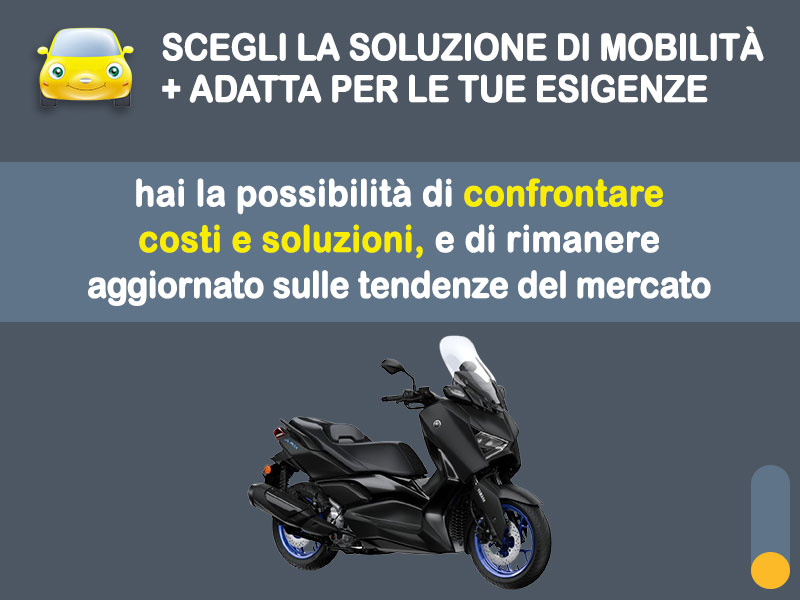 Offerta Scooter YAMAHA XMAX 300: noleggio no scoring - l'offerta RENT TO BUY del broker MT Motors, con possibilità di acquisto a tariffa agevolata Benzina  foto 2