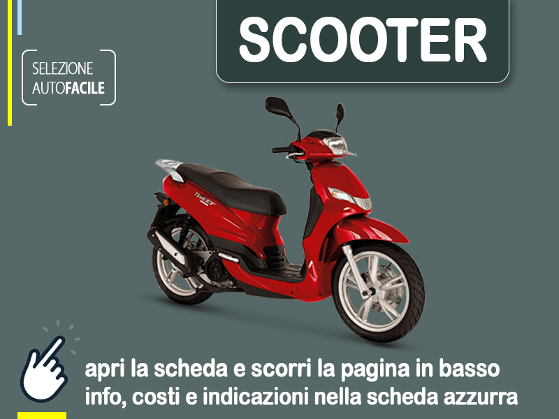 Offerta Scooter Noleggio scooter PEUGEOT TWEET 50 active: l’offerta di Medicredit Rent Benzina  foto 0