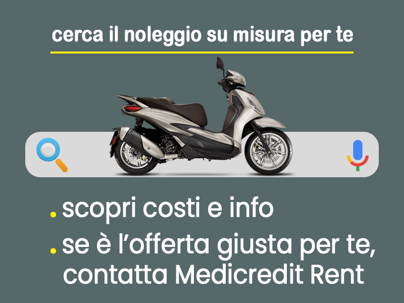 Offerta Scooter Noleggio scooter Piaggio Beverly 300 in pronta consegna: scopri l’offerta flessibile promossa da Medicredit Rent Benzina  foto 2