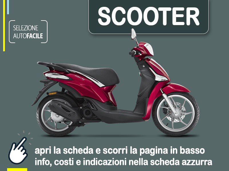 Offerta Scooter Noleggio scooter PIAGGIO Liberty 50 a lungo termine: miglior offerta selezionata Benzina  foto 0