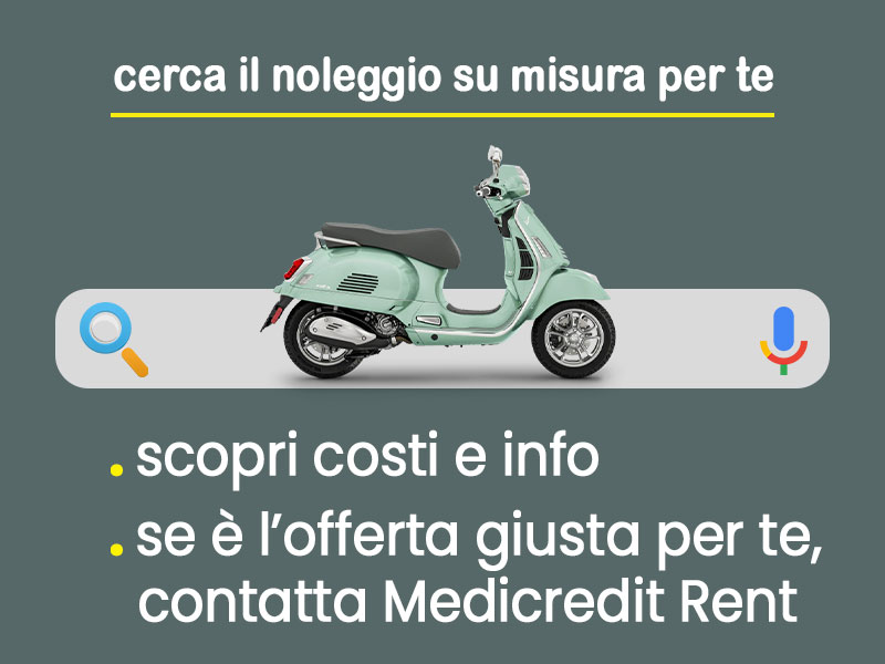 Offerta Scooter Noleggio scooter Piaggio Vespa GTS 300 in pronta consegna: scopri l’offerta flessibile promossa da Medicredit Rent Benzina  foto 2