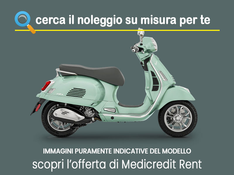 Offerta Scooter Noleggio scooter Piaggio Vespa GTS 300 in pronta consegna: scopri l’offerta flessibile promossa da Medicredit Rent Benzina  foto 3