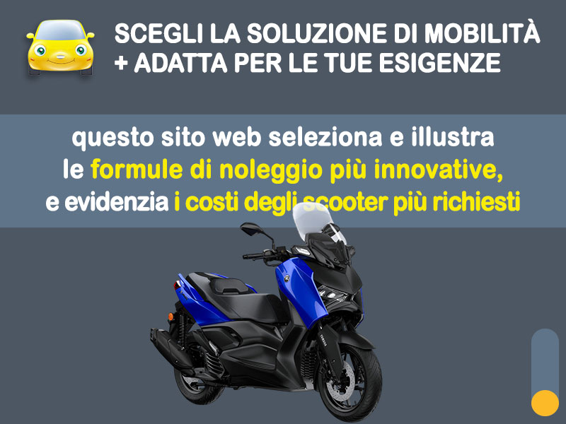 Offerta Scooter Noleggio Scooter YAMAHA XMAX 125: l'offerta più aggiornata di Medicredit Rent [maggio 2026] Benzina  foto 1