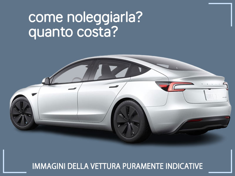 Offerta Berlina Noleggio TESLA MODEL 3 75 kWh Long Range Dual Motor AWD: scopriamo l'offerta promozionale di Medicredit Rent con extra sconto di 3.000€, valida fino al 31/03/2025 Elettrica  foto 1