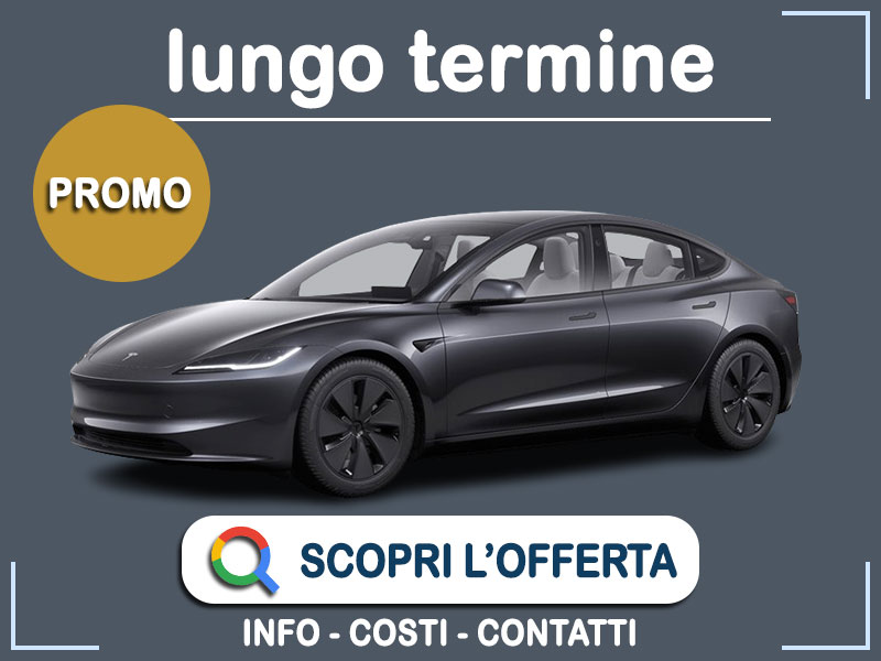 Offerta Berlina Noleggio TESLA MODEL 3 75 kWh Long Range RWD: scopriamo l'offerta promozionale di Medicredit Rent con extra sconto di 3.000€, valida fino al 31/03/2025 Elettrica  foto 0