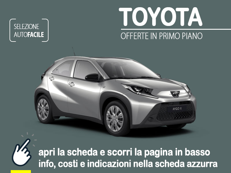 Offerta City car Noleggio TOYOTA AYGO X = l'offerta in promozione di KINTO One per luglio 2023 Benzina  foto 0