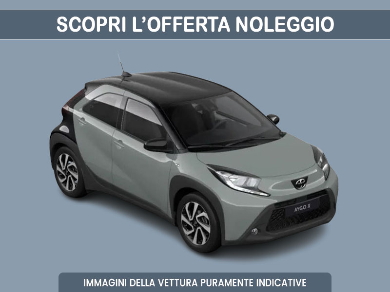 Offerta SUV e CrossOver Noleggio TOYOTA AYGO X 1.0B Trend S-CVT: scopriamo l'offerta promossa dal broker Medicredit Rent Benzina  foto 1