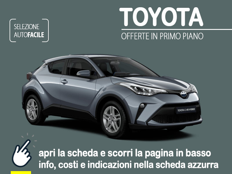 Offerta SUV e CrossOver Noleggio TOYOTA C-HR Hybrid = l'offerta in promozione di KINTO One per luglio 2023 Full Hybrid  foto 0