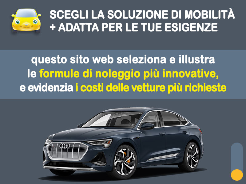 Offerta SUV e CrossOver Noleggio usato: AUDI e-tron Sportback quattro = l'offerta promozionale del broker Medicredit Rent con canone scontato Elettrica  foto 1