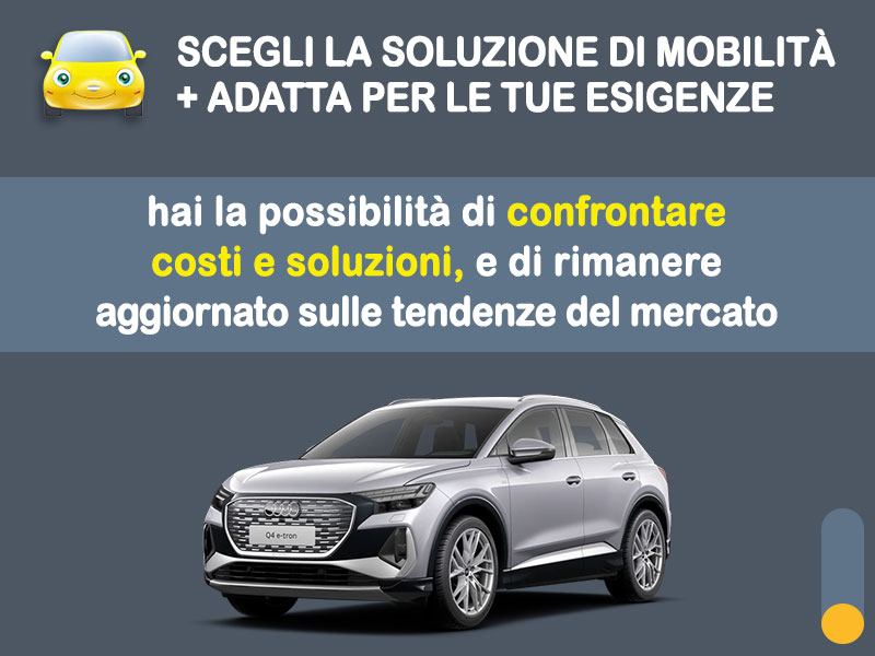 Offerta SUV e CrossOver Noleggio usato: AUDI Q4 e-tron = l'offerta promozionale del broker Medicredit Rent con canone scontato Elettrica  foto 2