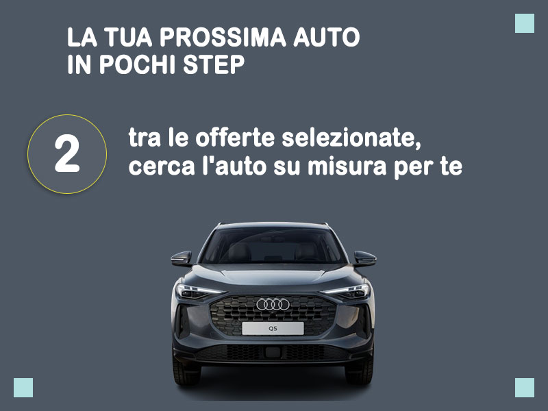 Offerta SUV e CrossOver Noleggio usato: AUDI Q5 35 TDI S Line S tronic mild hybrid - scopriamo l'offerta promozionale Second Life di Medicredit Rent con canone scontato Ibrida - diesel (MHEV)  foto 2