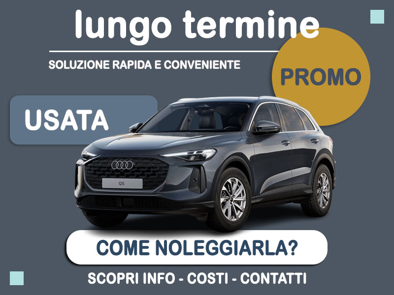 Offerta SUV e CrossOver Noleggio usato: AUDI Q5 35 TDI S Line S tronic mild hybrid - scopriamo l'offerta promozionale Second Life di Medicredit Rent con canone scontato Ibrida - diesel (MHEV)  foto 0