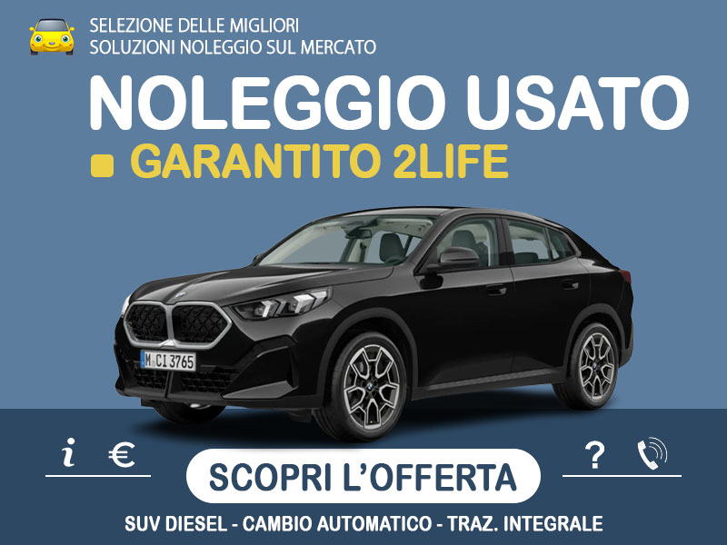 Offerta SUV e CrossOver Noleggio usato: BMW X2 xDrive 20d Business-X - scopriamo l'offerta promossa da Medicredit Rent Diesel  foto 0