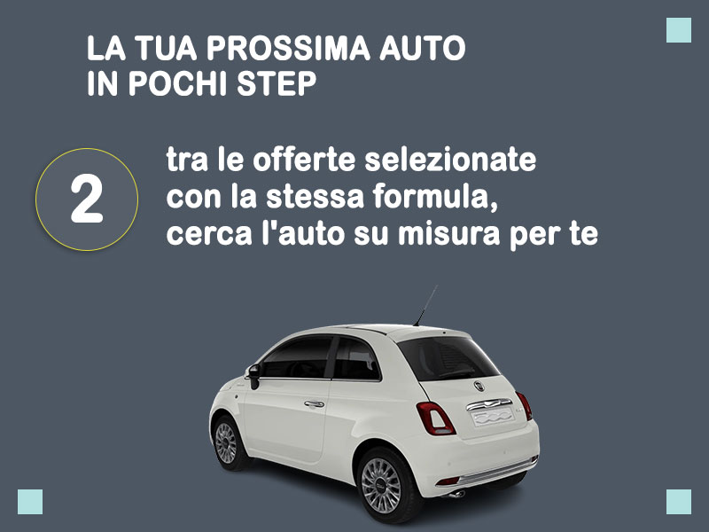 Offerta City car Noleggio usato: FIAT 500 1.0 Hybrid Connect - scopriamo l'offerta Second Life di Medicredit Rent Ibrida - benzina (MHEV)  foto 2
