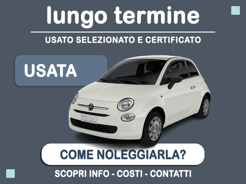 Offerta City car Noleggio usato: FIAT 500 1.0 Hybrid Connect - scopriamo l'offerta Second Life di Medicredit Rent Ibrida - benzina (MHEV)  foto 0