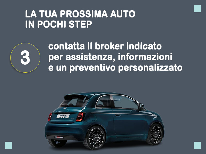 Offerta City car Noleggio usato: FIAT 500 ELETTRICA ICON + = scopriamo l'offerta Second Life di Medicredit Rent Elettrica  foto 3