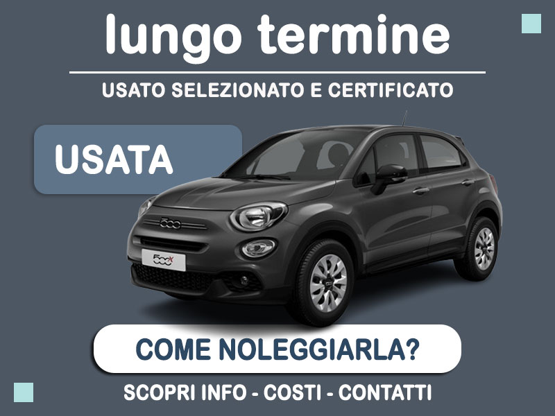 Offerta SUV e CrossOver Noleggio usato: FIAT 500X 1.6 MJET 130CV CONNECT - scopriamo l'offerta Second Life di Medicredit Rent Diesel  foto 0