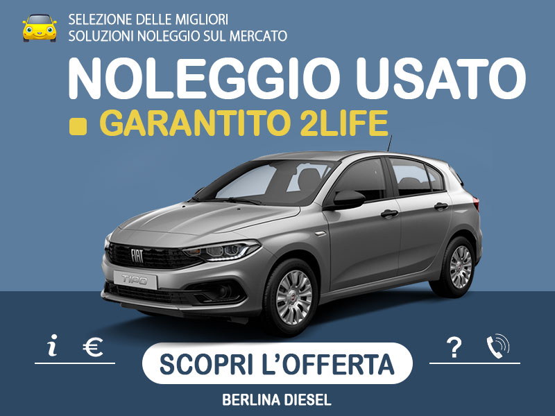 Offerta Berlina Noleggio usato: FIAT TIPO 1.3 Mjt S&S Easy - scopriamo l'offerta promossa da Medicredit Rent Diesel  foto 0