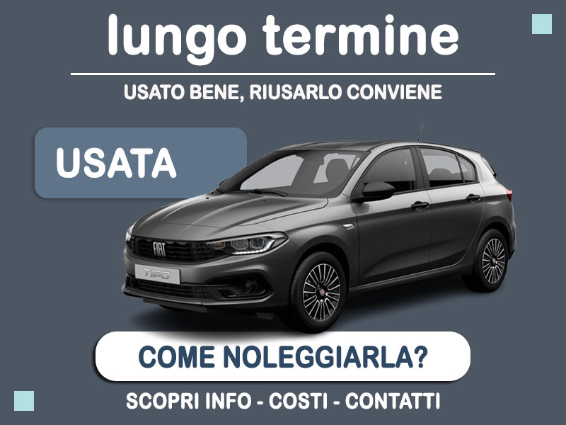 Offerta Berlina Noleggio usato: FIAT TIPO 1.6 MJet 130CV CITY LIFE - scopriamo l'offerta promozionale Re-use di Medicredit Rent Diesel  foto 0