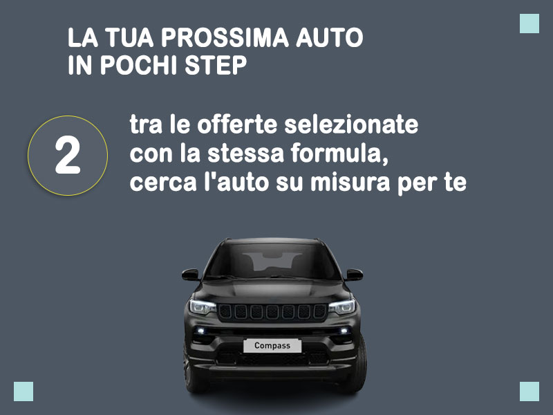 Offerta SUV e CrossOver Noleggio usato: JEEP COMPASS 1.6 MJET II 96KW BUSINESS - scopriamo l'offerta Second Life di Medicredit Rent Diesel  foto 2