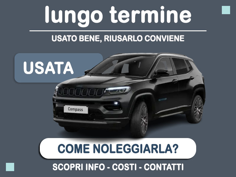 Offerta SUV e CrossOver Noleggio usato: JEEP COMPASS 1.6 MJet 96kW BUSINESS - scopriamo l'offerta promozionale Re-use di Medicredit Rent Diesel  foto 0