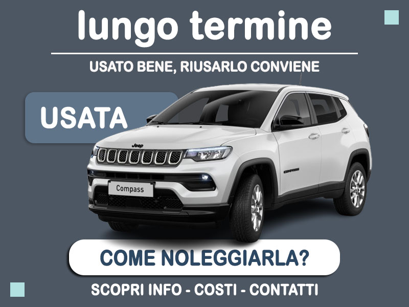 Offerta SUV e CrossOver Noleggio usato: JEEP COMPASS 1.6 MJet 88kW BUSINESS - scopriamo l'offerta promozionale Re-use di Medicredit Rent Diesel  foto 0