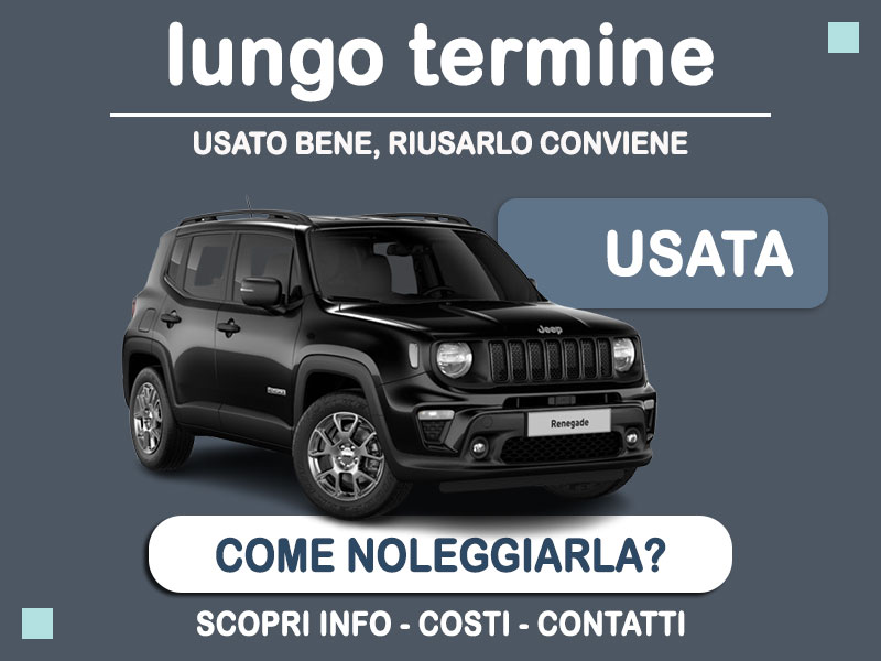 Offerta SUV e CrossOver Noleggio usato: JEEP RENEGADE 1.6 MJet 130CV LIMITED - scopriamo l'offerta Re-use di Medicredit Rent Diesel  foto 0