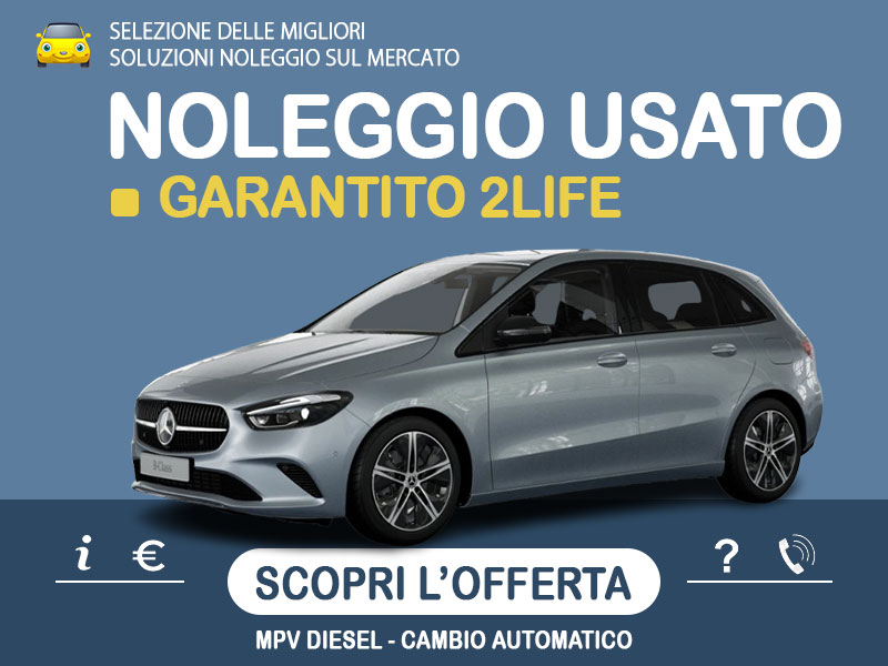 Offerta Monovolume e Multispazio Noleggio usato: MERCEDES-BENZ classe B 180d Automatic Business Extra - scopriamo l'offerta promossa da Medicredit Rent Diesel  foto 0