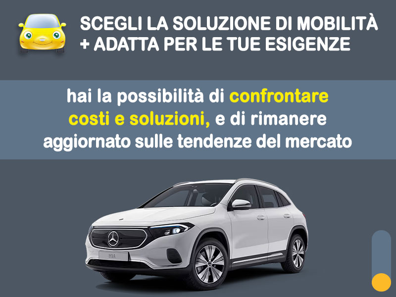 Offerta SUV e CrossOver Noleggio usato: MERCEDES-BENZ EQA full electric = l'offerta promozionale del broker Medicredit Rent con canone scontato Elettrica  foto 2