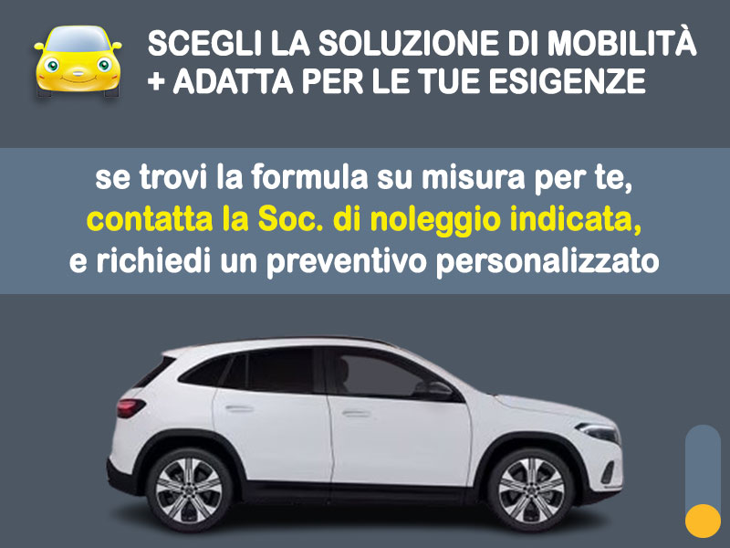 Offerta SUV e CrossOver Noleggio usato: MERCEDES-BENZ EQA full electric = l'offerta promozionale del broker Medicredit Rent con canone scontato Elettrica  foto 3