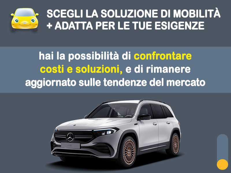 Offerta SUV e CrossOver Noleggio usato: MERCEDES-BENZ EQB full electric = l'offerta promozionale del broker Medicredit Rent con canone scontato Elettrica  foto 2
