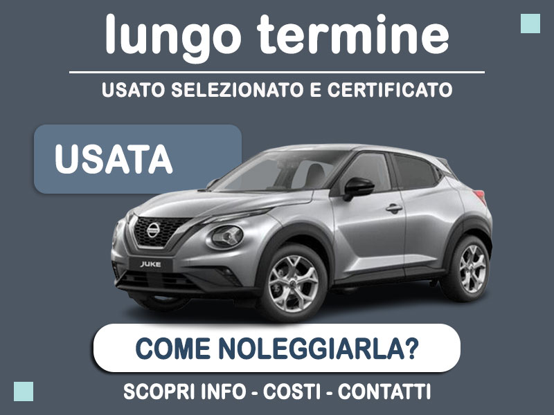 Offerta SUV e CrossOver Noleggio usato: NISSAN JUKE 1.0 DIG-T - scopriamo l'offerta Second Life di Medicredit Rent Benzina  foto 0