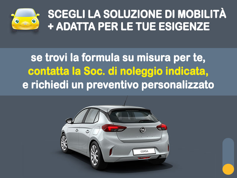 Offerta Berlina Noleggio usato: OPEL CORSA = l'offerta promozionale del broker Medicredit Rent con canone scontato Benzina  foto 3