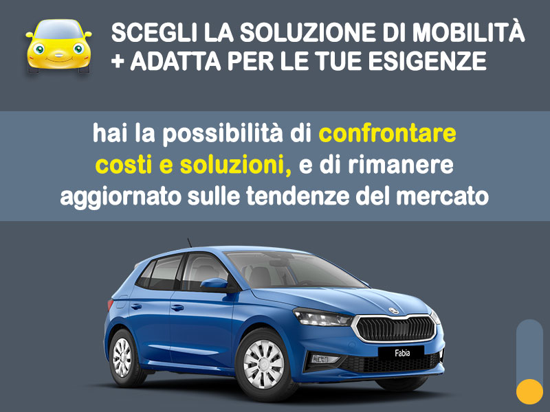 Offerta Berlina Noleggio usato: ŠKODA FABIA 1.0 MPI = l'offerta promozionale del broker Medicredit Rent con canone scontato Benzina  foto 2