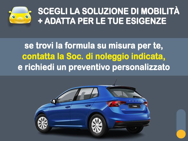 Offerta Berlina Noleggio usato: ŠKODA FABIA 1.0 MPI = l'offerta promozionale del broker Medicredit Rent con canone scontato Benzina  foto 3