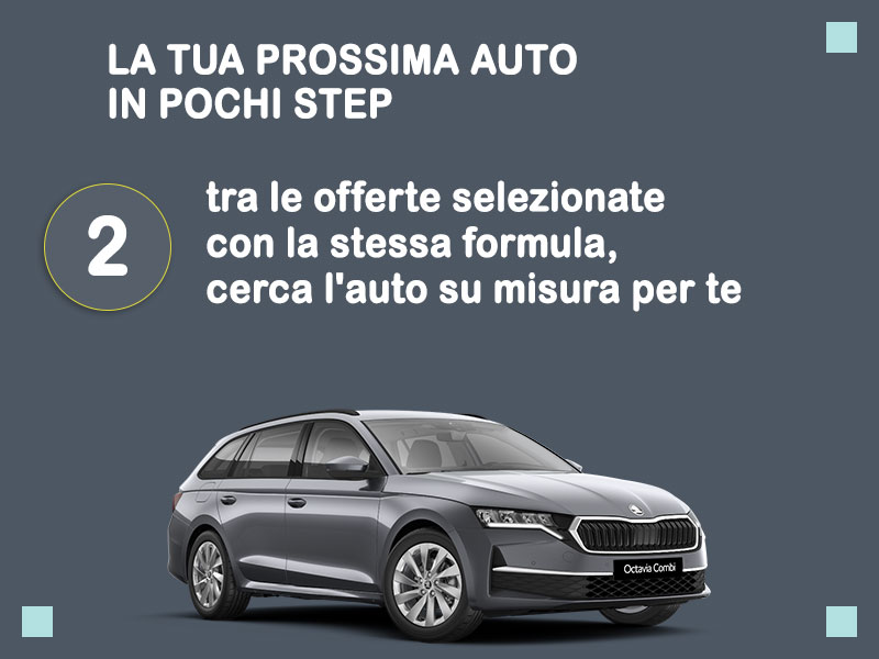 Offerta Station wagon Noleggio usato: ŠKODA OCTAVIA WAGON 2.0 TDI DSG - scopriamo l'offerta Second Life di Medicredit Rent Diesel  foto 2