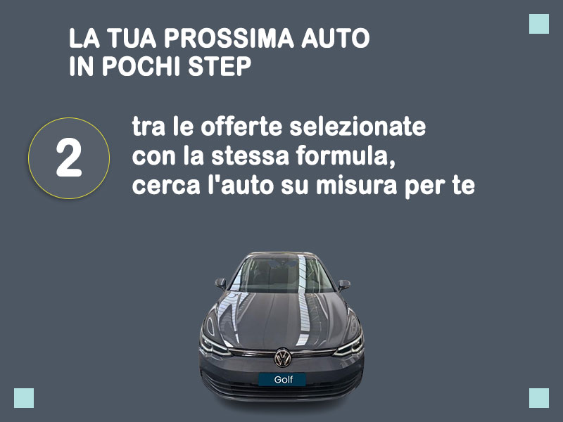 Offerta Berlina Noleggio usato: VOLKSWAGEN GOLF 1.0 eTSI 81kW EVO Life DSG - scopriamo l'offerta Second Life di Medicredit Rent Ibrida - benzina (MHEV)  foto 2