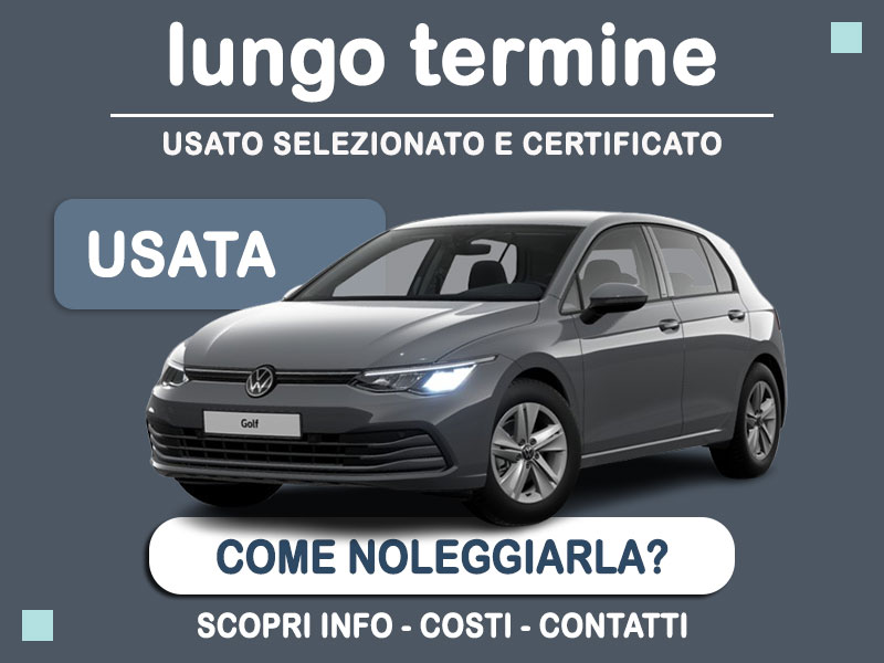 Offerta Berlina Noleggio usato: VOLKSWAGEN GOLF 1.0 eTSI 81kW EVO Life DSG - scopriamo l'offerta Second Life di Medicredit Rent Ibrida - benzina (MHEV)  foto 0