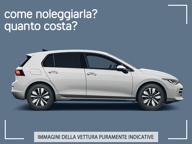 Offerta Berlina Noleggio auto in promozione: VOLKSWAGEN GOLF 1.0 eTSI EVO DSG Life = l'offerta speciale del broker Medicredit Rent, con tariffa scontata Ibrida - benzina (MHEV)  foto 1